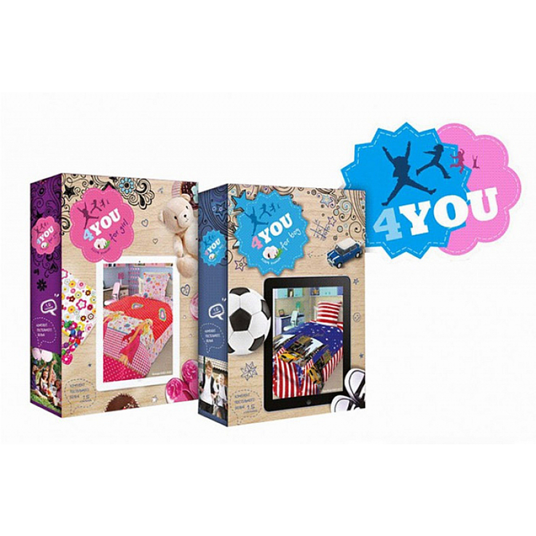 КПБ 1,5сп бязь ForYou <286090 Ми-ми-ми>