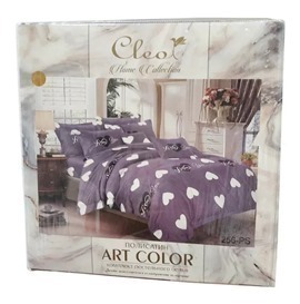 КПБ евро полисатин Art Color AC (нав. 50*70-2шт) Клео <AC-038>
