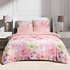 КПБ сатин с простыней на резинке Гармоника