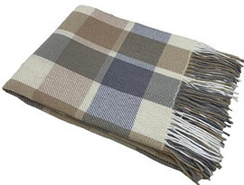 Плед Валенсия с бахромой Влади, белый дымчатый песочный, LAURA<9007919 ЛАУРА, 140*200, белый дымчатый песочный, 1.5 спальные>