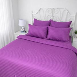 КПБ страйп-сатин однотонный Графитовая коллекция Реноме 