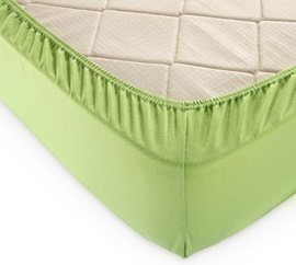 Простыня трикотажная на резинке 125гр борт 20 Текс-Дизайн<180*200, трава евро>