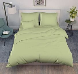 Простыня 90*200*30 поплин на резинке Реноме<оливковый> (арт.02/122)