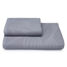 Полотенце вафельное Stormire 75X140 Клинелли, 18-4005 гранитный серый