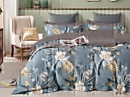 КПБ семейный сатин в коробке Satin de Luxe SK Клео