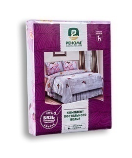 КПБ 1,5сп бязь (125) Реноме <4590-1 Воспоминание> (арт.35/100)