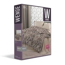 КПБ евро бязь Венге <40069-1/6757-18 Gotye Скидка 10%>