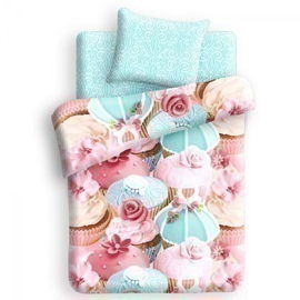 КПБ 1,5сп бязь ForYou <284366 Капкейк>