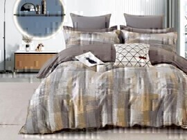 КПБ семейный сатин в коробке Satin de Luxe SK Клео